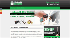 Desktop Screenshot of locksmith--desmoines.com